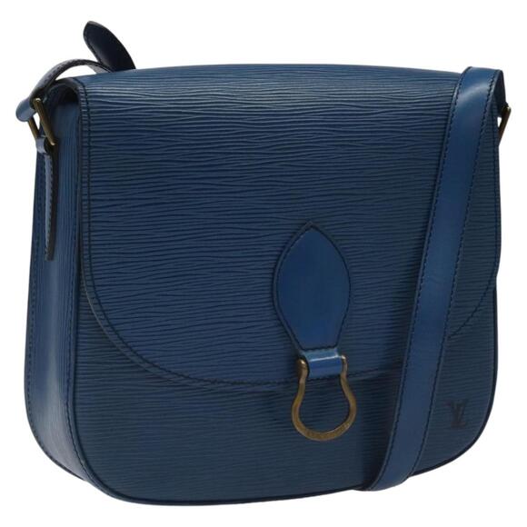 LOUIS VUITTON Epi Saint Cloud GM Shoulder Bag Toledo Blue M52195 - Picture 1 of 16